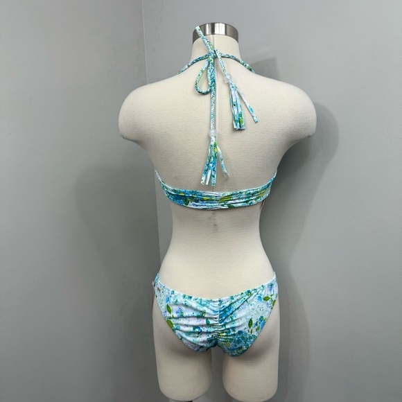 VS‎ Teal Floral Bikini Set - Picture 10 of 13